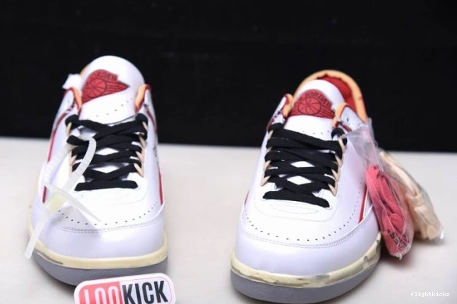 SP Red Retro White 2 Low Jordan DJ4375-106 Off-White 1204